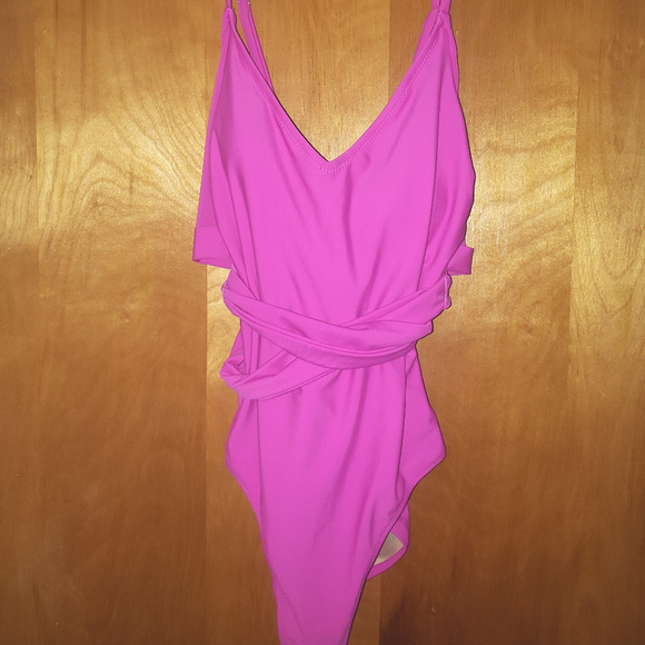 Wrap-Front Swimsuit - Picture 1 of 2